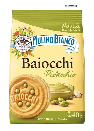 Bacanie - Biscuiti Baiocchi cu Crema de alune si Cacao, Mulino Bianco, 168 g