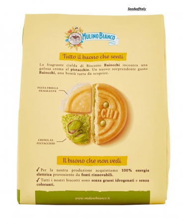 Biscuiti Baiocchi cu Crema de alune si Cacao, Mulino Bianco, 168 g [1]