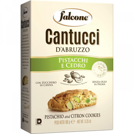 Biscuiti Cantucci cu fistic, Falcone, 200 g - Capsuleria.ro [0]