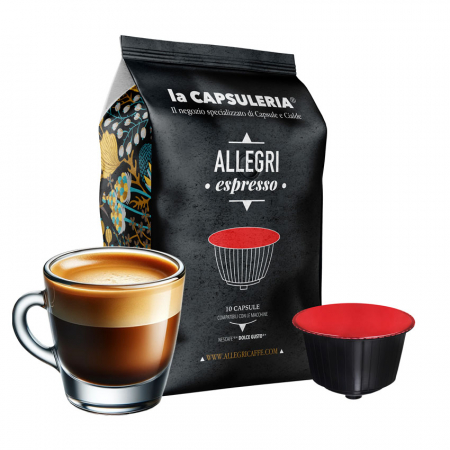 Cafea Allegri Espresso, 100 capsule compatibile Nescafe Dolce Gusto - Capsuleria [0]