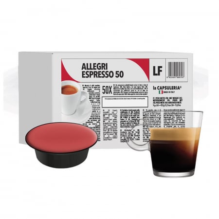 Lavazza® Firma®* - Cafea Allegri Espresso, 50 capsule compatibile Lavazza® Firma®*, La Capsuleria