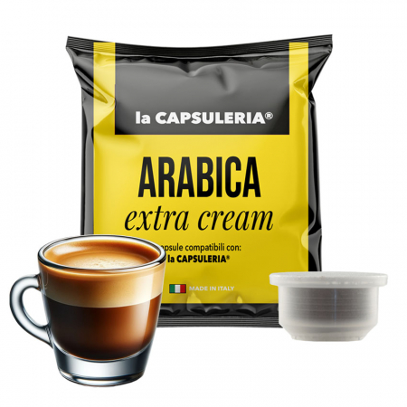 Cafea Arabica Extra Cream, 100% Arabica, 10 capsule compatibile Capsuleria [0]