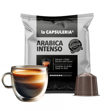 Cafea Arabica Intenso, 100 capsule compatibile Nespresso, La Capsuleria [0]