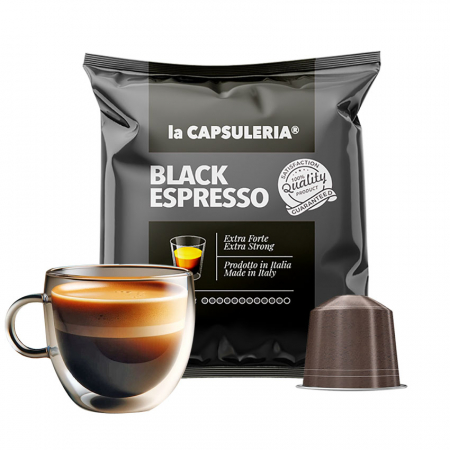 Cafea Black Espresso, 10 capsule compatibile Nespresso [0]