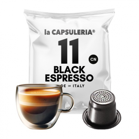 Cafea - Cafea Black Espresso, 100 capsule compatibile Nespresso