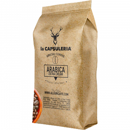 Cafea boabe Arabica Extra Cream, Arabica, 1 KG, La Capsuleria
