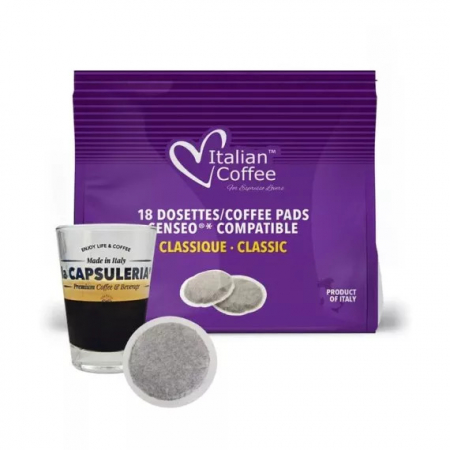 Paduri - Cafea Classico, 18 paduri compatibile Senseo®*, Italian Coffee