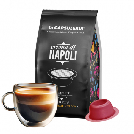 Cafea Crema di Napoli, 80 capsule compatibile Bialetti®*, La Capsuleria | Capsuleria.ro [0]