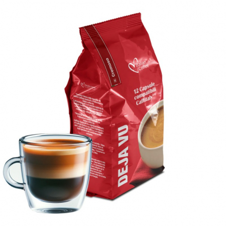 Cafea - Cafea Deja Vu, 12 capsule compatibile Cafissimo/Caffitaly/Beanz, Italian Coffee | Capsuleria.ro