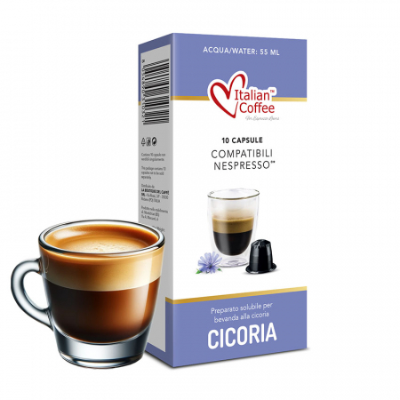 Cafea cu arome - Cafea de Cicoare, 10 capsule compatibile Nespresso - Capsuleria
