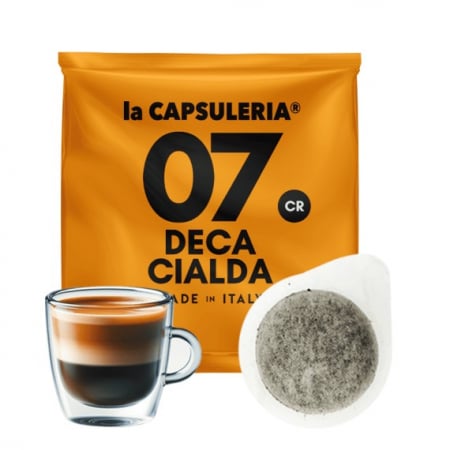ESE44 - Cafea Deca, 100 paduri compatibile ESE44 - Capsuleria