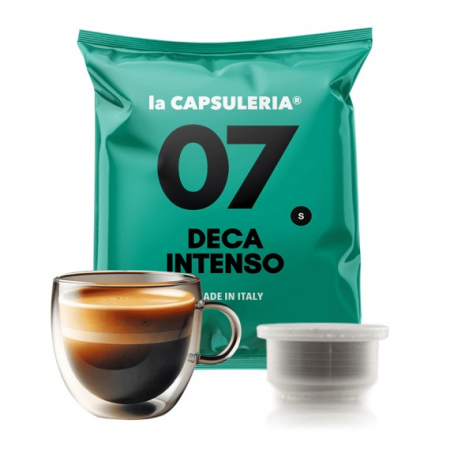 Capsuleria® - Cafea Deca Intenso, 100 capsule compatibile Capsuleria
