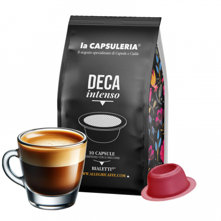 Cafea Deca Intenso, 80 capsule compatibile Bialetti®*, La Capsuleria - Capsuleria.ro [0]