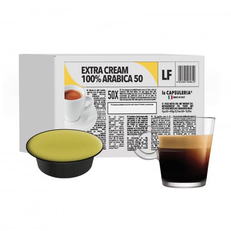 Lavazza® Firma®* - Cafea Extra Cream, 100% Arabica, 50 capsule compatibile Lavazza® Firma®*, La Capsuleria