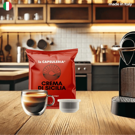 Capsule Cafea Crema di Sicilia compatibile cu La Capsuleria - La Capsuleria [1]