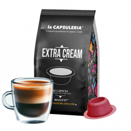 Cafea Extra Cream, 80 capsule compatibile Bialetti®*, La Capsuleria | Capsuleria.ro [0]