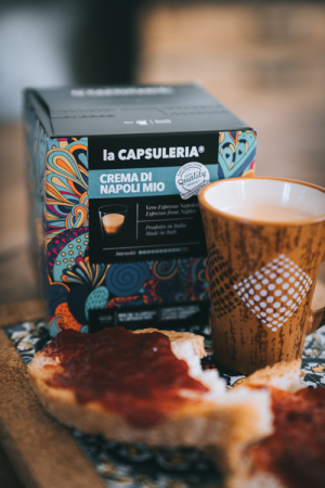 Cafea Crema di Napoli Mio, 128 capsule compatibile Lavazza a Modo Mio [3]
