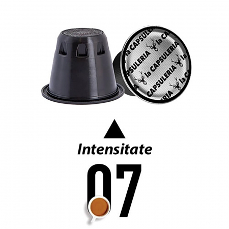 Cafea Lungo, 10 capsule biodegradabile compatibile Nespresso, La Capsuleria [1]