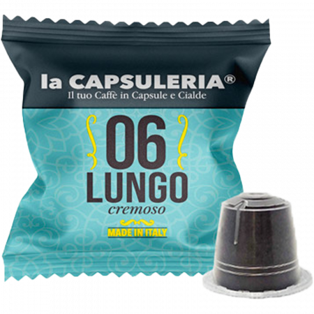 Cafea Lungo, 100 capsule compatibile Nespresso, La Capsuleria [0]