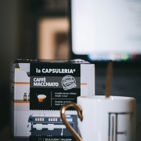 Cafea Macchiato, 80 capsule compatibile Nespresso - Capsulerria [1]