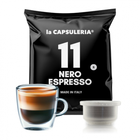 Capsuleria® - Cafea Nero Espresso, 100 capsule compatibile Capsuleria