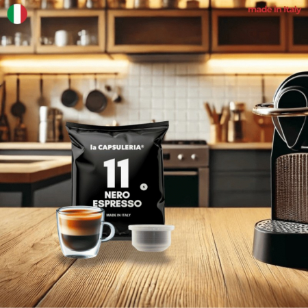 Cafea Nero Espresso, 100 capsule compatibile Capsuleria [1]