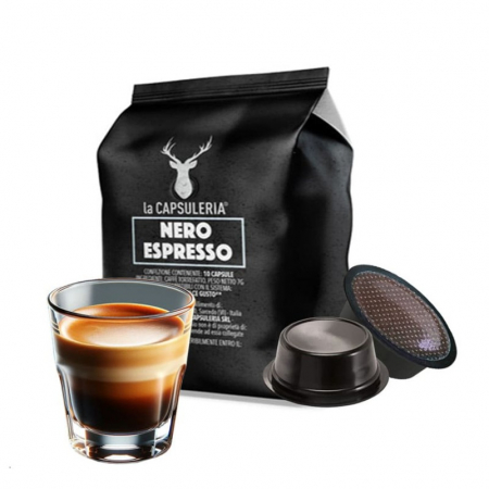 Cafea - Cafea Nero Mio, 10 capsule compatibile Lavazza®* a Modo Mio®*, La Capsuleria | Capsuleria.ro