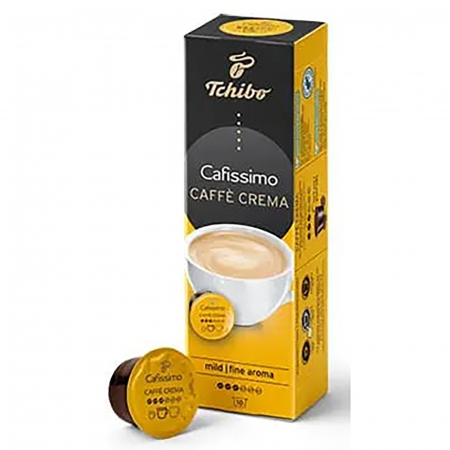 Ceaiuri - Caffe Crema 10 capsule compatibile, Tchibo Cafissimo