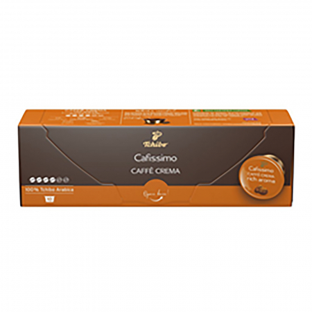 Ceaiuri - Cafea Crema Rich Aroma, 10 capsule compatibile, Tchibo Cafissimo
