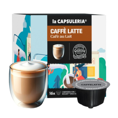 Dolce Gusto®* - Caffe Latte, 16 capsule compatibile Nescafe® Dolce Gusto®, La Capsuleria | La Capsuleria