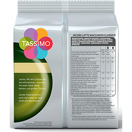 Capsule cafea, Jacobs Tassimo Latte Machiato, 8 bauturi x 295 ml, 8 capsule specialitate cafea + 8 capsule lapte | Capsuleria.ro [3]
