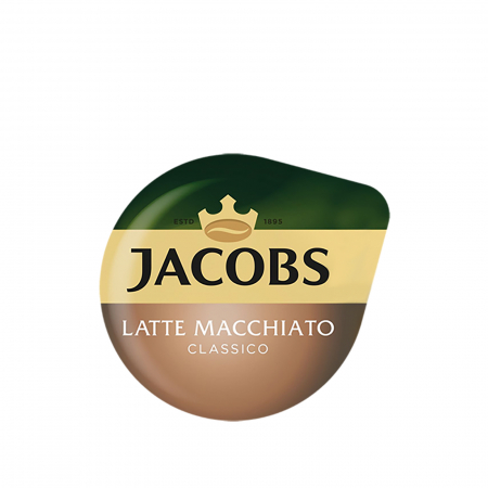 Capsule cafea, Jacobs Tassimo Latte Machiato, 8 bauturi x 295 ml, 8 capsule specialitate cafea + 8 capsule lapte | Capsuleria.ro [1]