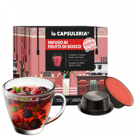 Ceai de Fructe de Padure, 16 capsule compatibile Lavazza®* a Modo Mio®*, La Capsuleria | Capsuleria.ro [0]