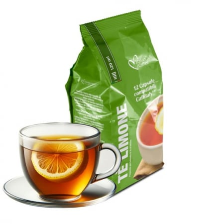 Ceaiuri - Ceai de Lamaie, 12 capsule compatibile Cafissimo/Caffitaly/Beanz