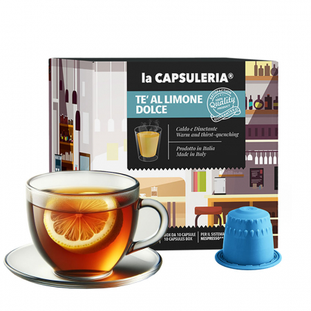 Ceai de Lamaie Dulce, 80 capsule compatibile Nespresso [0]
