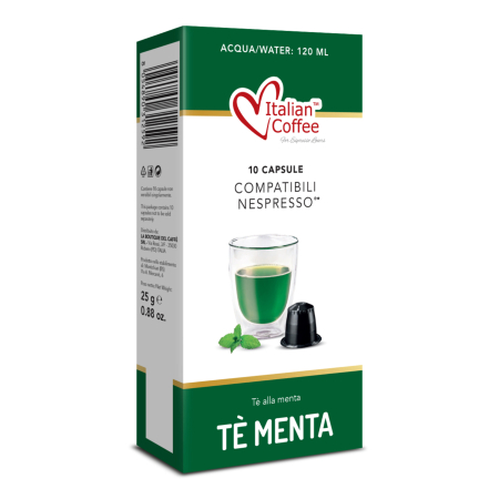 Ceaiuri - Capsule Ceai de Menta compatibile cu Nespresso - Italian Coffee