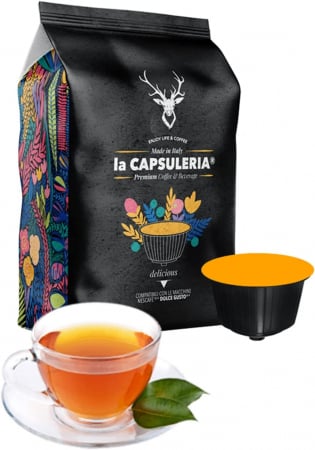 Ceai de Musetel, 10 capsule compatibile Dolce Gusto, La Capsuleria