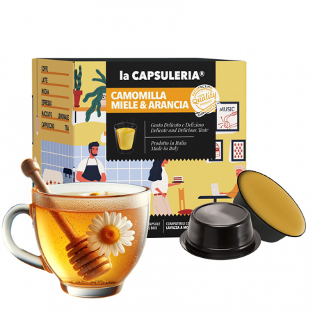 Ceai de Musetel cu Miere si Portocale Mio, 128 capsule compatibile Lavazza®* a Modo Mio®*, La Capsuleria | Capsuleria.ro [0]
