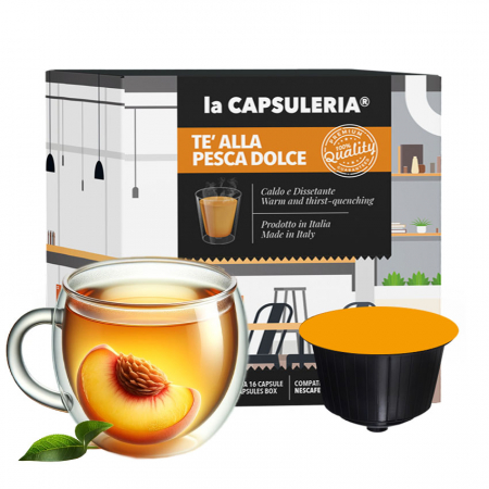 Ceai de Piersici, 96 capsule compatibile Dolce Gusto - Capsuleria [0]