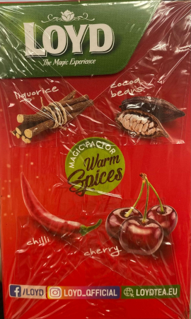 Ceai Infuzie de Cirese cu Boabe de Cacao si Chilli Piramide LOYD, 20x2g - capsuleria.ro [1]