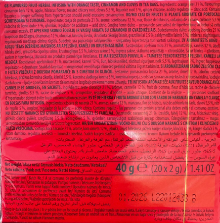 Ceai Infuzie de Portocale cu Scortisoara si Cuisoare Piramide LOYD, 20x2g [1]