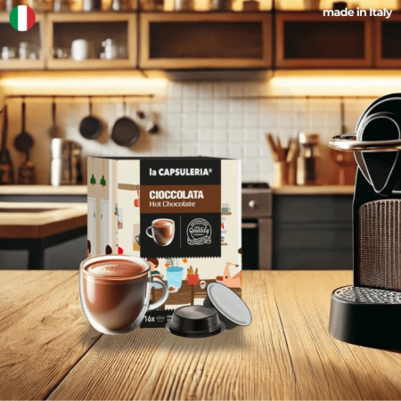Ciocolata Calda, 16 capsule compatibile Lavazza®* a Modo Mio®*, La Capsuleria | Capsuleria.ro [1]