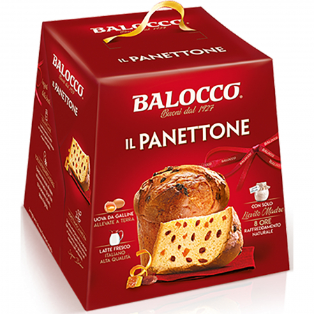 Produse de Craciun - Cozonac italian, Panettone Balocco, 750 g