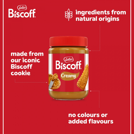 Crema de biscuiti Biscoff, Lotus, 400 g - Capsuleria.ro [1]