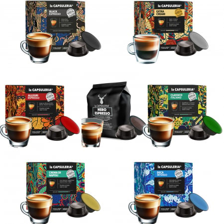 Set 128 capsule CIOCOLATA CALDA, compatibile Lavazza a Modo Mio