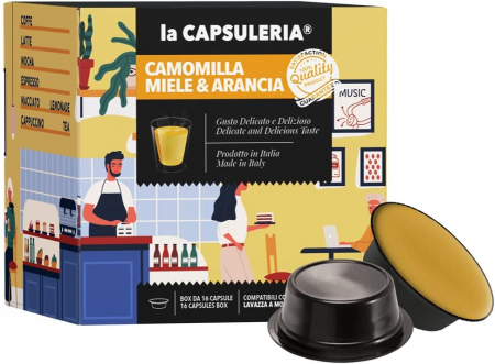 Kit degustare cafea cu arome si ceai, 112 capsule compatibile Lavazza a Modo Mio, La Capsuleria [2]
