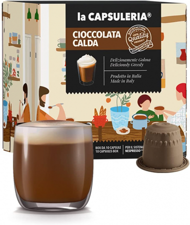 Kit degustare ciocolata calda, 20 de capsule compatibile Nespresso, La Capsuleria [1]