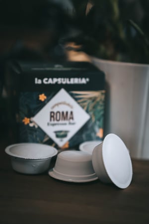 Cafea Cuore di Roma, 100 capsule compostabile compatibile Lavazza a Modo Mio | Capsuleria.ro [1]