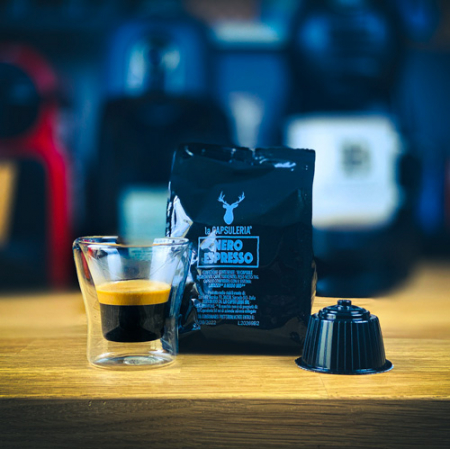 Cafea Nero Espresso, 16 capsule compatibile Dolce Gusto, La Capsuleria [3]
