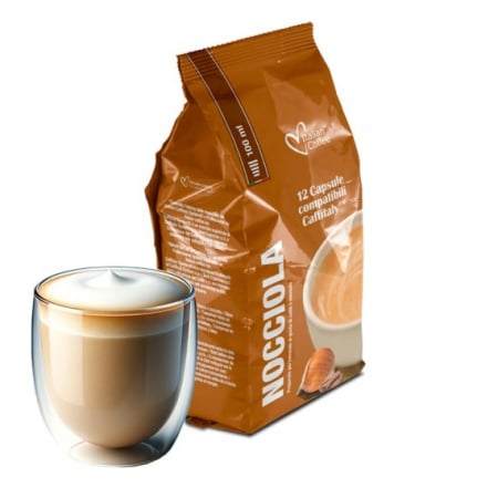 Cafea cu arome - Nocciola, 12 capsule compatibile Cafissimo/Caffitaly/Beanz - Capsuleria